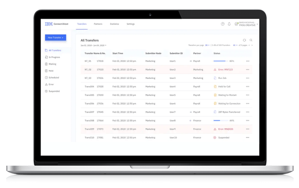 IBM Connect Direct 1 ibm connect direct, ibm sterling connect direct , sterling connect direct, connect direct, Sterling_connect_direct_partner_management, IBM, Pragma egde, Pragmaedge,